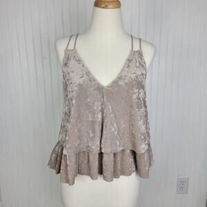 Aerie flowy velvet tank top